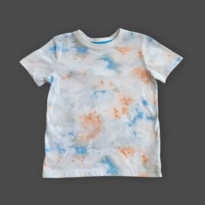 SOLD- Orange/Blue Tie-Dye Tee, Kid's 4T